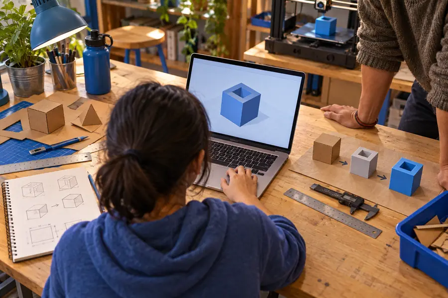 Free access guide for a beginner 3D design workflow