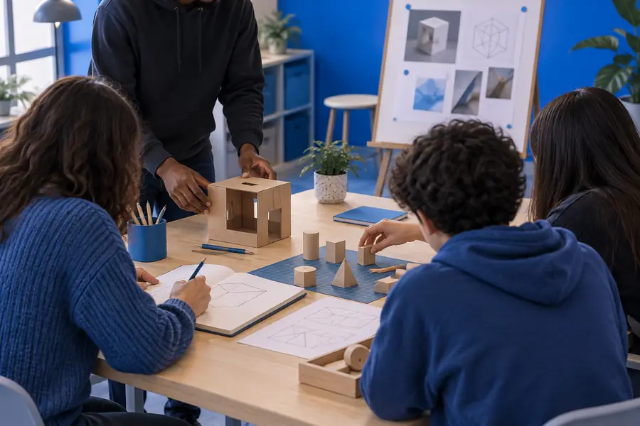 An early classroom design concept with a simple project brief